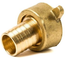 Tömlővég, 1"-3/4" hollander, réz