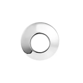 Takaró rózsa, 1/2" lapos, króm