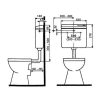 Sanit 928 WC tartály (start/stop funkciós)