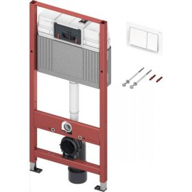 TECE Base keretes WC tartály + fehér nyomólap