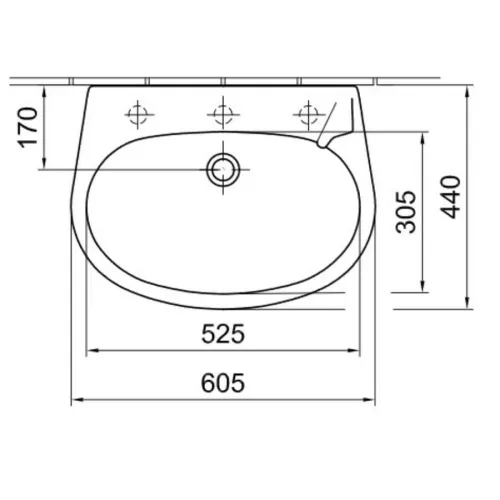 Mosdó balos lyukkal 4196, Alföldi
