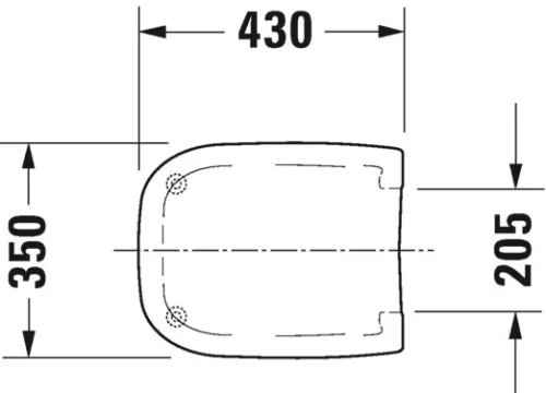WC ülőke Duravit D-Code WC-hez (0067310000)