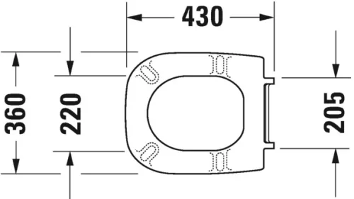 WC ülőke Duravit D-Code WC-hez (0067310000)