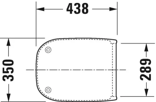 WC ülőke lecsapódásgátlóval Duravit D-Code WC-hez (0067390000)