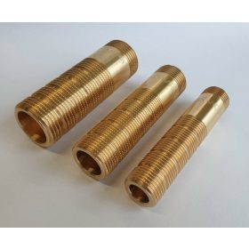 Réz, 3/4" menetvég közcsavar, 100mm, NÁ