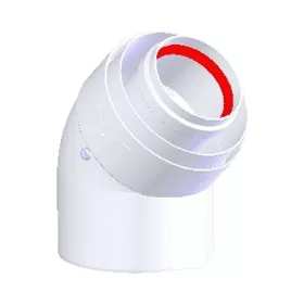 Tricox, kondenzációs elvezető 80/125 45° ív (2db)