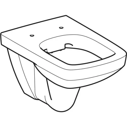 WC csésze mély öblítésű, fali, Rimfree, Geberit Selnova Square