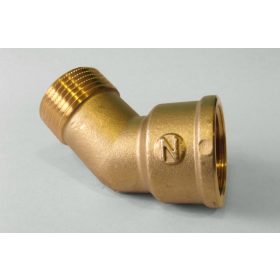 Réz, 3/4" KB 45° könyök, NÁ