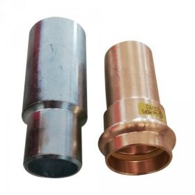 1"-28mm acél-réz anyagváltó