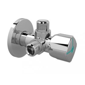   Sarokszelep, 1/2˝-3/8˝-3/8" vízkőmentes, A-80Twin Arco