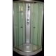 Hátfalas zuhanykabin 80x80x195cm íves, fehér, Opal 508C Aqualife