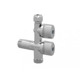 Sarokszelep, 1/2˝-3/8˝-3/4" kombinált, Arco