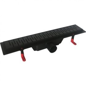 Zuhanyfolyóka, 50 cm Medium, fekete, Styron