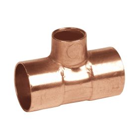 Forrasztós réz, 22mm-15mm-22mm T idom