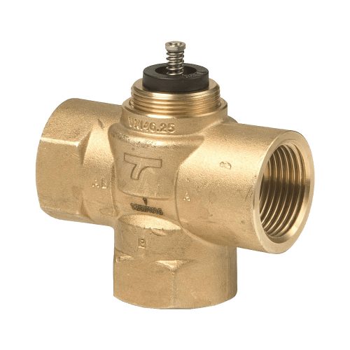 Siemens VXI46 váltószelep, háromjáratú,  1”