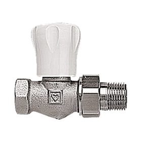 Radiátorszelep, 1/2" egyenes, Herz
