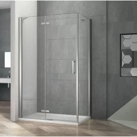   Zuhanykabin 120x90x195cm aszimmetrikus, balos, Jade N02 J/B Aquatrend
