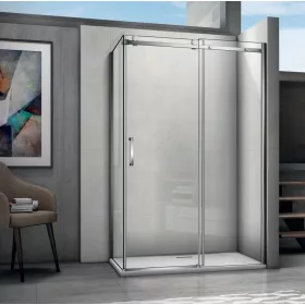   Zuhanykabin 100x80x195cm aszimmetrikus, jobbos, Marina 8231 J/B Aquatrend