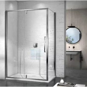   Zuhanykabin 100x80x190cm aszimmetrikus, Pivot EXC 12 Aquatrend