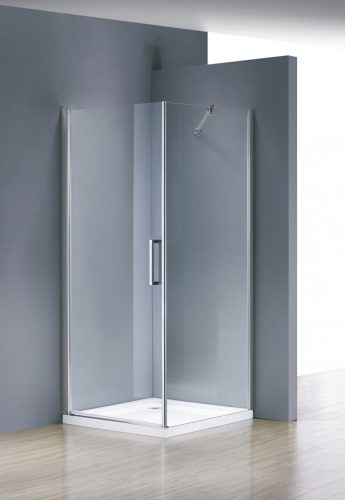 Zuhanykabin 80x100cm aszimmetrikus, átlátszó üveggel, HX-Vario 1 Aqualife