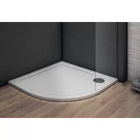 Műmárvány zuhanytálca 90x90cm íves, MMA T04 Aquatrend