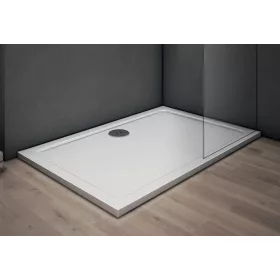   Műmárvány zuhanytálca 100x80cm aszimmetrikus, MMA T01 Aquatrend