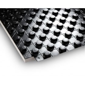   Padlófűtés rendszerlemez 11mm hőszigeteléssel, 1,12 m2 (lemezméret: 145x80 cm)