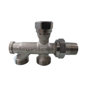   Radiátorszelep alsó egycsöves összekötőcső nélkül, 1/2", Herz