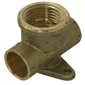 Forrasztós réz, 15mm-1/2"-15mm átmenő falikorong