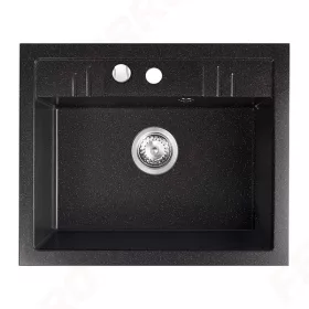   Mosogató 1 medencés Mezzo II 48/58 grafit shine, gránit, Ferro