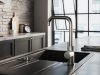 Mosogató 1 medencés csepptálcás Mezzo II 48/78 grafit shine, gránit, Ferro
