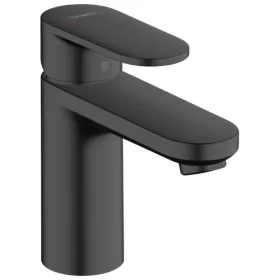   Mosdó csaptelep leeresztőszeleppel 100, Vernis Blend matt fekete, Hansgrohe