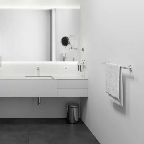 Mosdó csaptelep leeresztőszeleppel 100, Vernis Shape króm, Hansgrohe