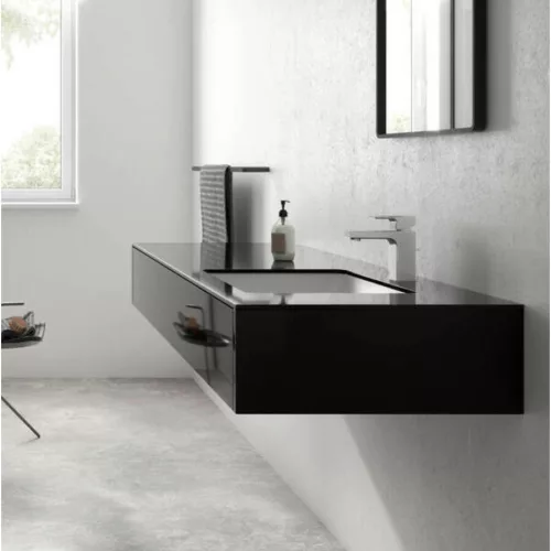 Mosdó csaptelep leeresztőszeleppel 100, Vernis Shape króm, Hansgrohe