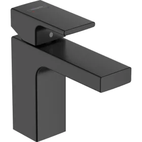   Mosdó csaptelep leeresztőszeleppel 100, Vernis Shape matt fekete, Hansgrohe