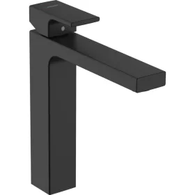  Mosdó csaptelep leeresztőszeleppel 190, Vernis Shape matt fekete, Hansgrohe