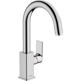   Mosdó csaptelep leeresztőszeleppel elforgatható, Vernis Shape króm, Hansgrohe