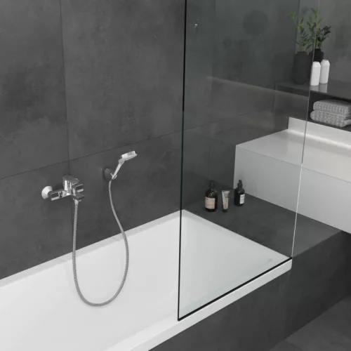 Kád csaptelep zuhanyszett nélkül, Vernis Shape króm, Hansgrohe