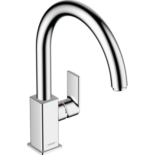 Álló mosogatócsaptelep 210mm kifolyócsővel, Vernis Shape króm, Hansgrohe