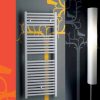 Törölközőszárítós radiátor, 450x690 egyenes, fehér, Lazzarini San Remo