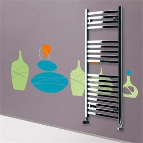   Törölközőszárítós radiátor, 500x1600 íves, króm, Lazzarini Merano