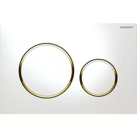   Nyomólap beépíthető wc-hez fehér/aranyozott/fehér, Geberit Sigma20