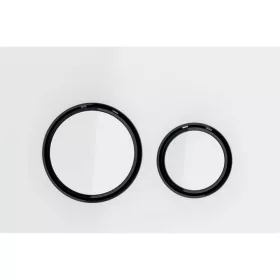   Nyomólap beépíthető wc-hez fehér/fekete króm/fehér, Geberit Sigma21