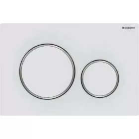  Nyomólap beépíthető wc-hez matt fehér/fényes króm/matt fehér, Geberit Sigma20