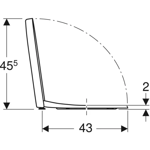 WC ülőke, Geberit iCon (574120000)