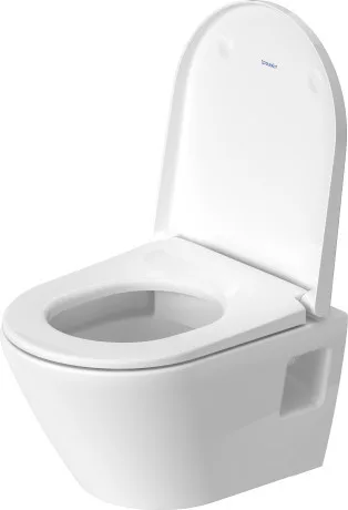 WC csésze mély öblítésű, fali, perem nélküli Rimless, comp., Duravit D-Neo szett