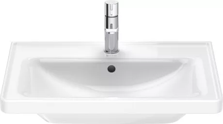 Mosdó 650mm, bútorral aláépíthető mosdótál, Duravit D-Neo