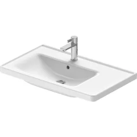   Mosdó 800mm, aszimmetrikus (balos) bútorral aláépíthető mosdótál, Duravit D-Neo