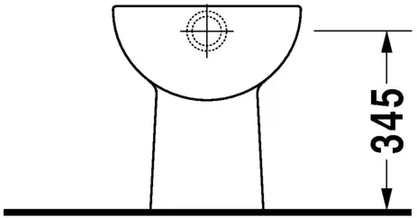 WC csésze mély öblítésű, alsó kifolyású, Duravit D-Code