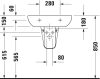 Mosdó 600mm, fali, Duravit D-Code